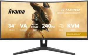 Monitor 34′ Iiyama GCB3486WQSCP-B1 VA 3440 x 1440/240Hz/0.4ms/HDMI/DP/USB/zvucni Monitor 34' Iiyama GCB3486WQSCP-B1 VA 3440 x 1440/240Hz/0.4ms/HDMI/DP/USB/zvucni