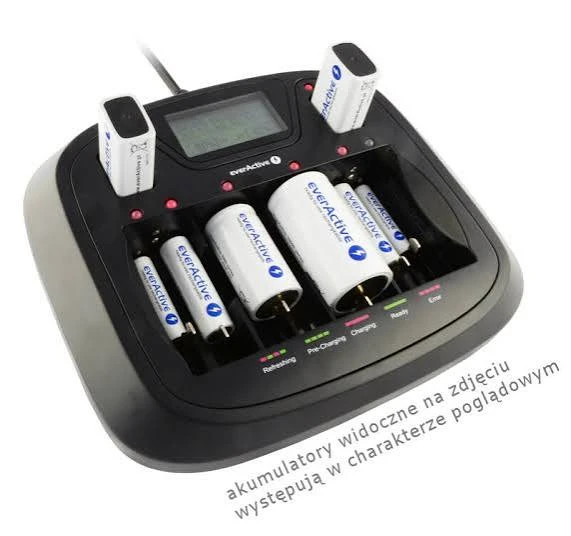 Punjac za ni-mh E.A. NC-900U, 8-kanal (6+2x9V) AC-NC-900U
