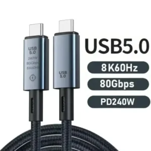 Kettz KT-UC5-15 Tip C kabl 1.5 m 80Gbps 240W