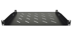 ExeLink Fiksna polica 1U za REK dubine 450mm  prednje montiranje