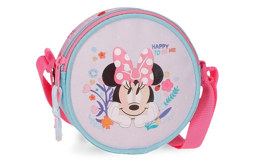 DISNEY HAPPY TO BE ME dečija torba na rame – pink