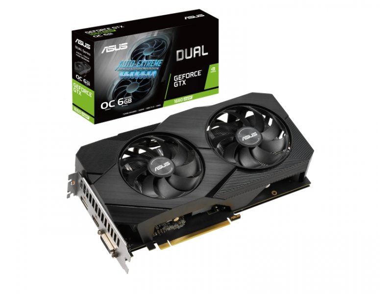ASUS Dual GeForce GTX 1660 SUPER EVO OC Edition 6GB GDDR6 192-bit – DUAL-GTX1660S-O6G-EVO