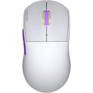 HATOR Quasar 2 ULTRA 4K White-Lilac Miš