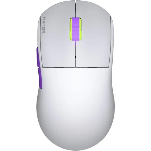 HATOR Quasar 2 ULTRA 4K White-Lilac Miš