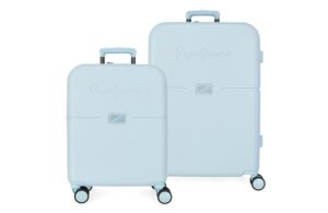 PEPE JEANS ACCENT ABS Set kofera 2/1 - sky blue