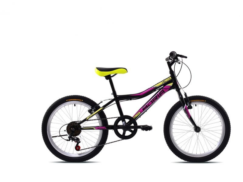ADRIA MTB STINGER 20”/6HT crno-ljubicasto