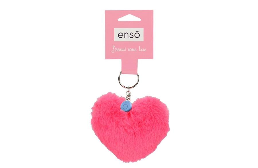 ENSO FLUFFY CHARMS dečiji privezak – fuchsia