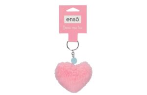 ENSO FLUFFY CHARMS dečiji privezak - light pink