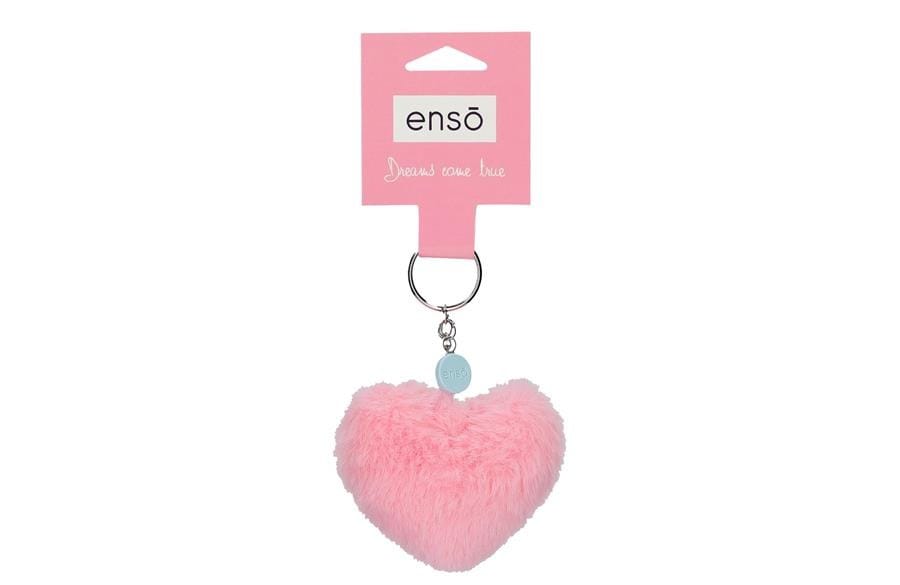 ENSO FLUFFY CHARMS dečiji privezak – light pink