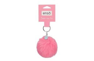 ENSO FLUFFY CHARMS dečiji privezak - pink