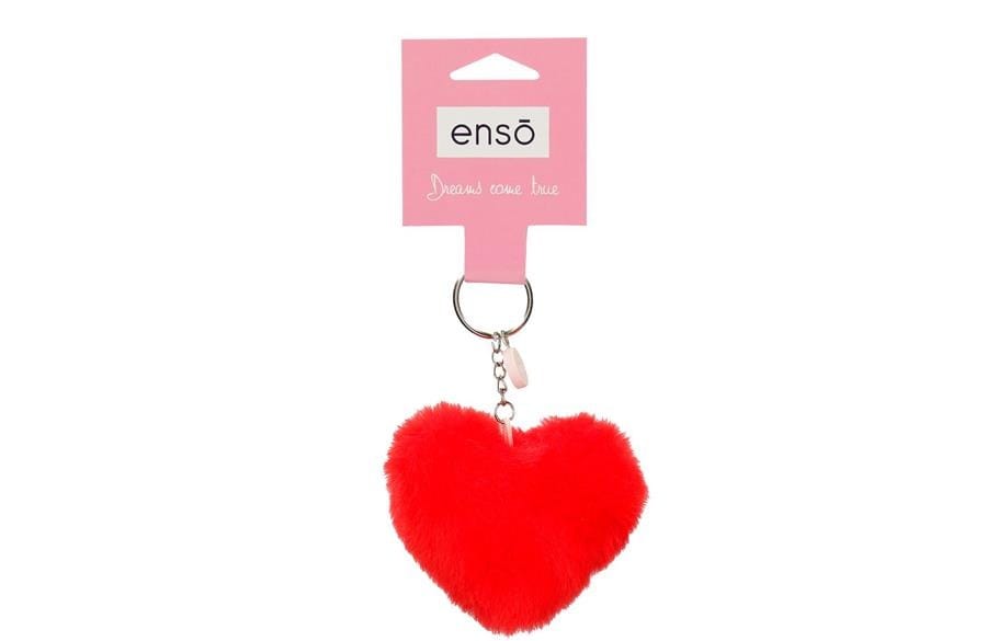 ENSO FLUFFY CHARMS dečiji privezak – crvena
