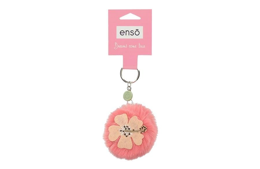 ENSO FLUFFY CHARMS dečiji privezak – koralna