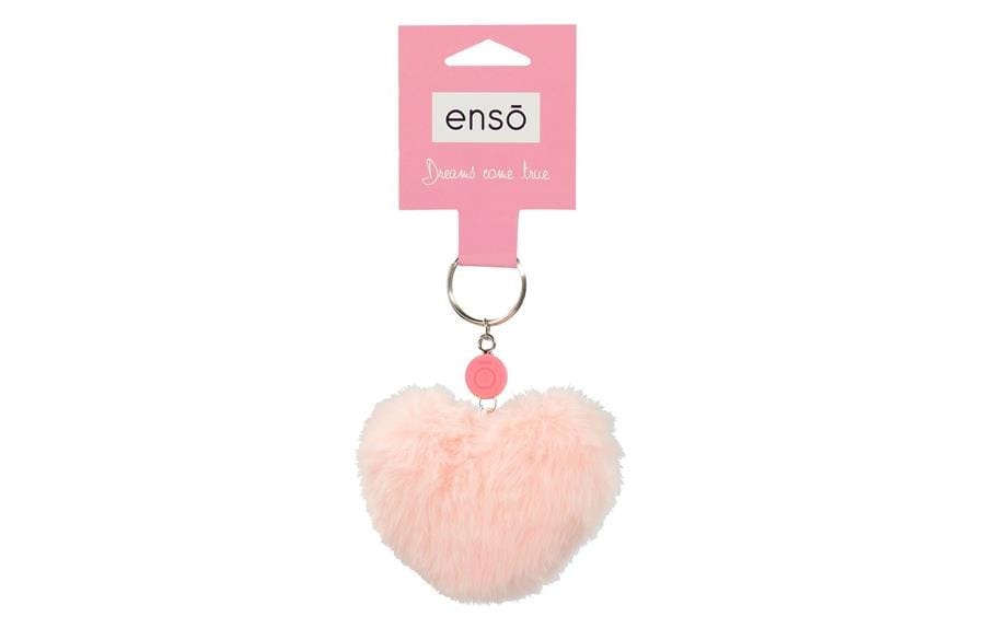 ENSO FLUFFY CHARMS dečiji privezak – light pink