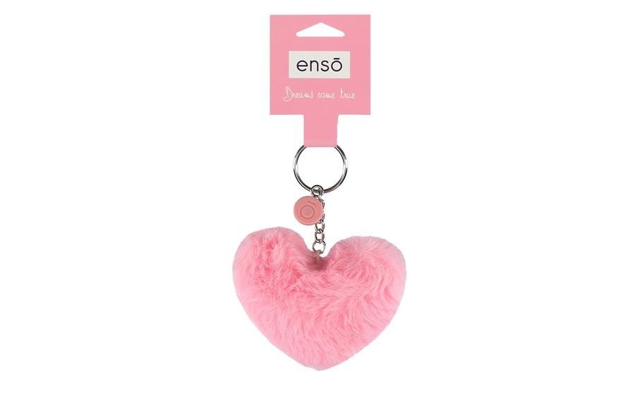 ENSO FLUFFY CHARMS dečiji privezak – fuchsia