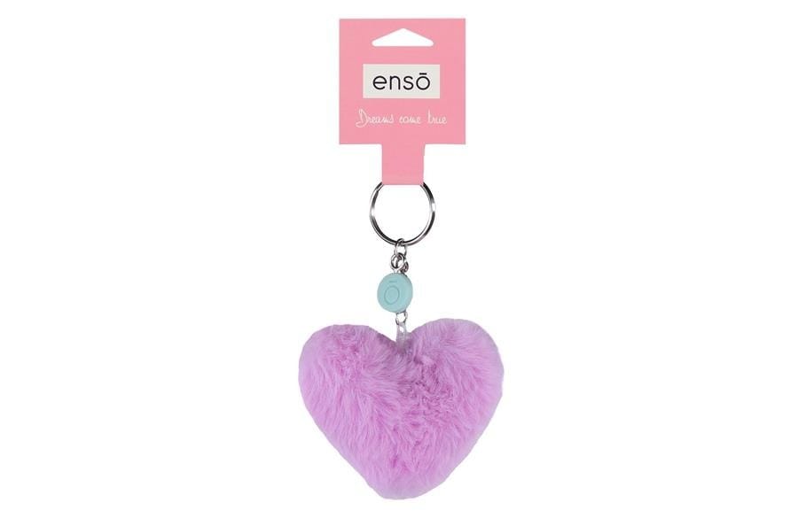 ENSO FLUFFY CHARMS dečiji privezak – svetlo ljubičasta