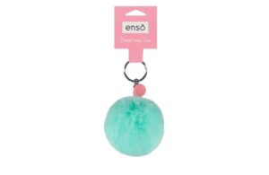 ENSO FLUFFY CHARMS dečiji privezak - tirkizna