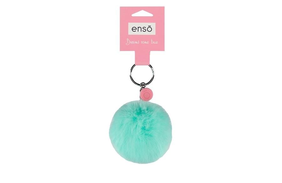 ENSO FLUFFY CHARMS dečiji privezak – tirkizna