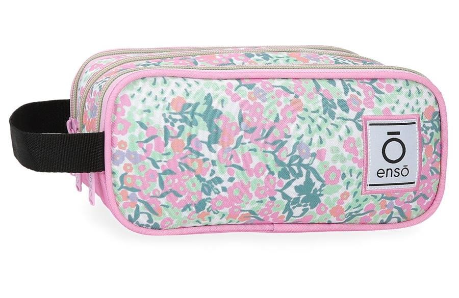 ENSO FLEUR ženski neseser sa 3 pregrade – orchid pink