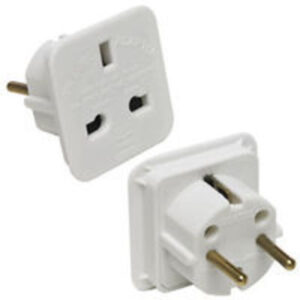 Adapter E-Green Euro utikac – UK uticinca beli 2 Adapter E-Green Euro utikac - UK uticinca beli