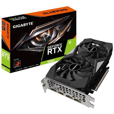 SVGA PCIE GIGABYTE RTX 2060 12GB 192bit GV-N2060D6-12GD