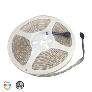LED TRAKA VT-5050-60 RGB 12V IP65 (5met,7W/met,10mm) 212155