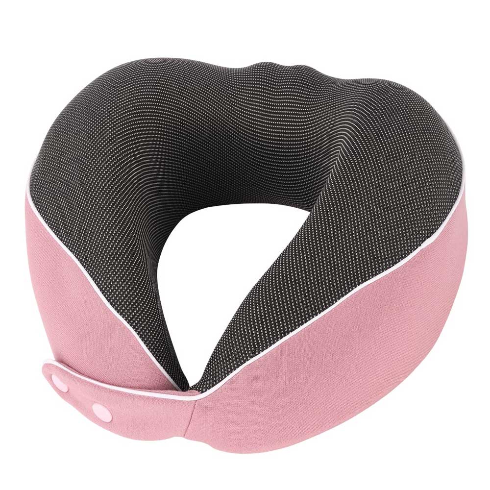 Memory Foam Neck Pillow – Pink