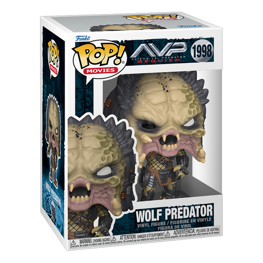 Funko POP! Movies: Predator S3 – Wolf Predator w/Chase