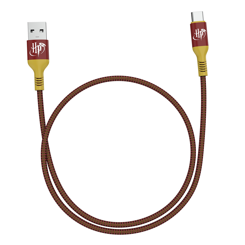 WB Moye Harry Potter USB-A to USB-C Charging Cable 01 1M