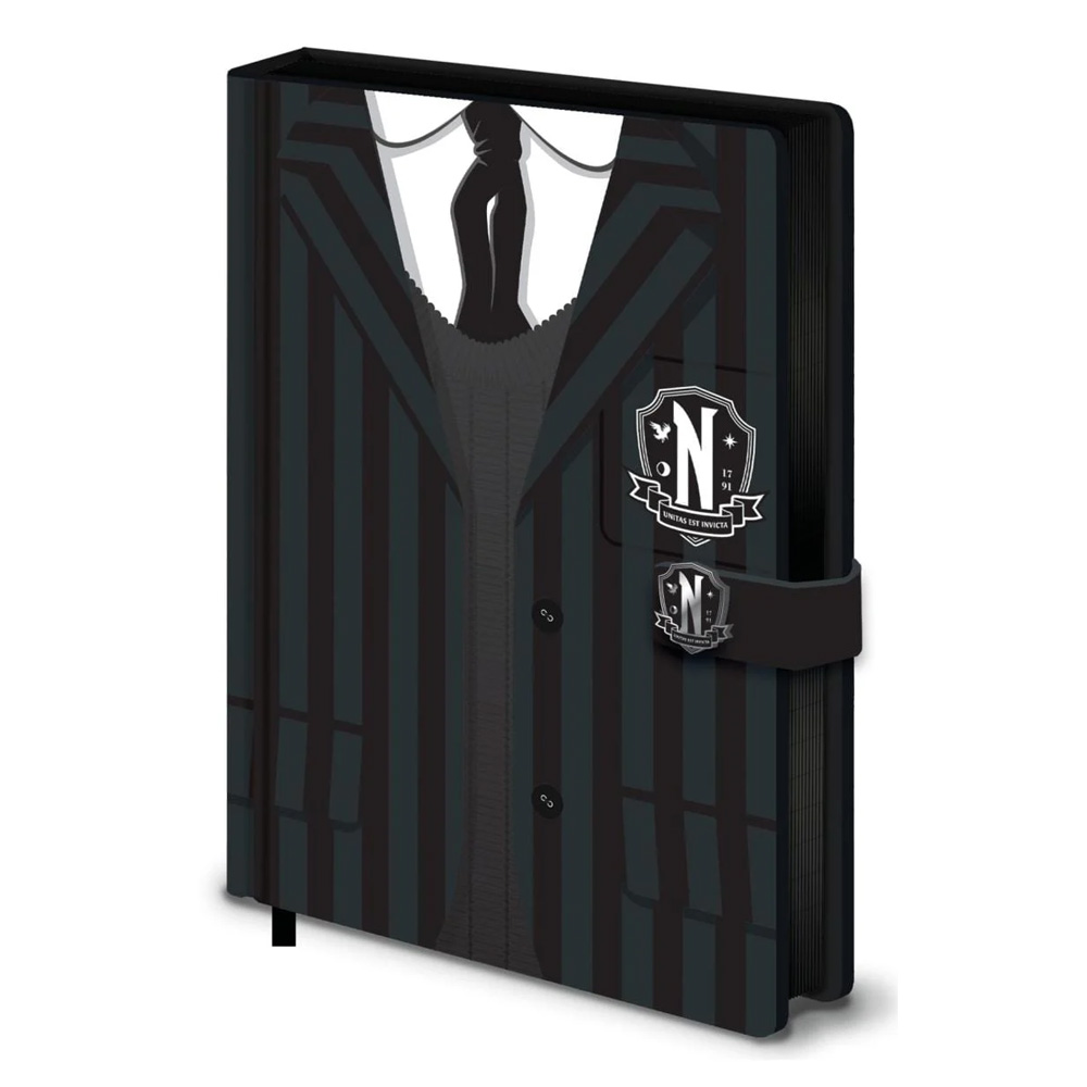 Wednesday (Uniform) A5 Premium Notebook (Clasp)