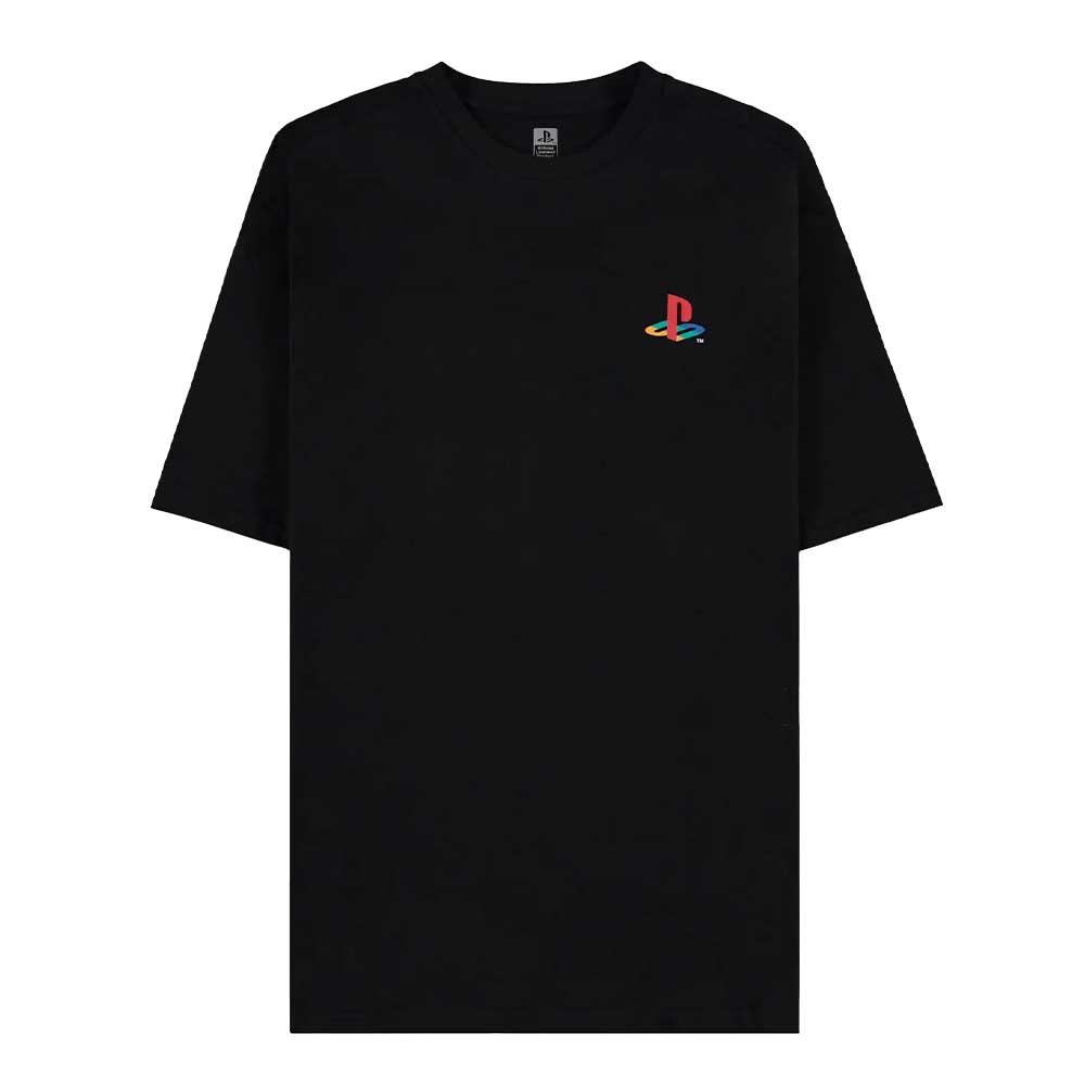 Playstation – Men’s Back Console Short Sleeved T-Shirt (XXL)