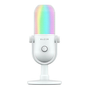 Seiren V3 Chroma 32Bit DSP - RGB USB Microphone - White