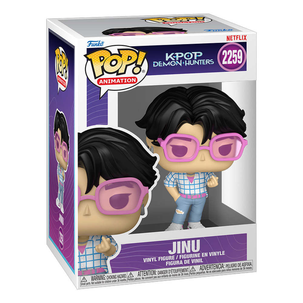 Funko POP! Animation: KPOP Demon Hunters – Jinu w/Chase