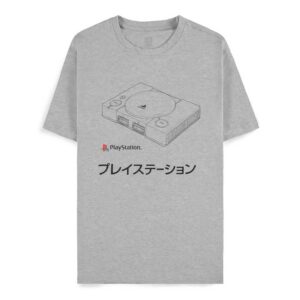 Playstation – O.G Console Grey Men’s Short Sleeved T-Shirt (L) Playstation - O.G Console Grey Men's Short Sleeved T-Shirt (L)