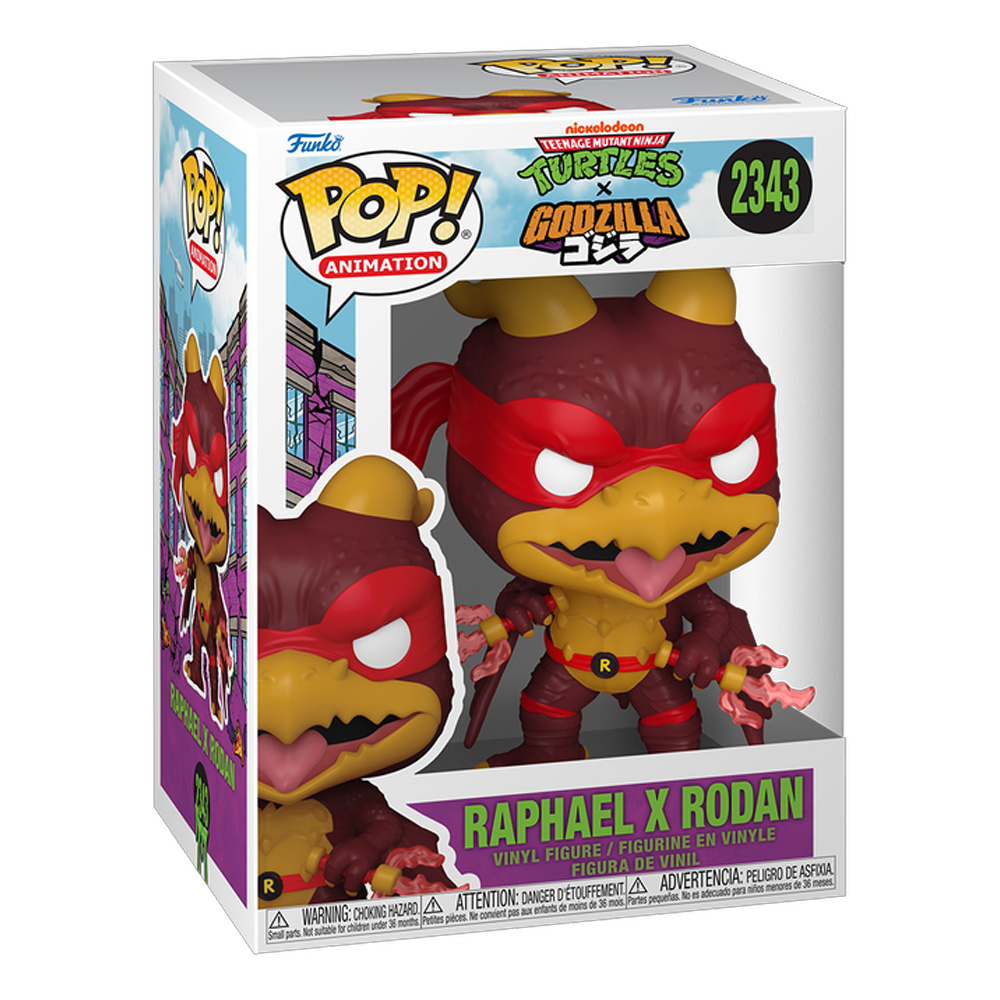 Funko POP! Animation: Godzilla x TMNT – Raphael X Rodan