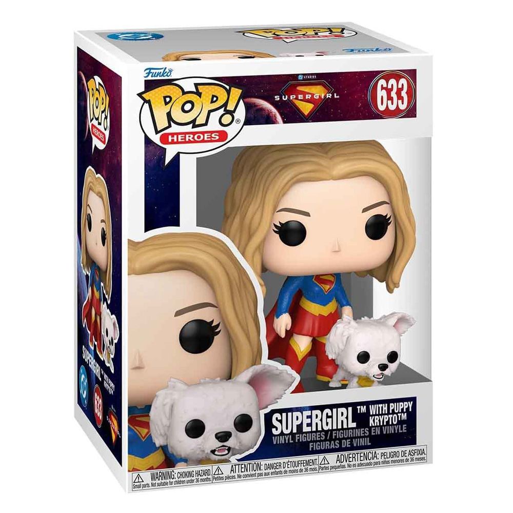 Funko POP! & Buddy: Supergirl – Supergirl W/ Puppy Krypto