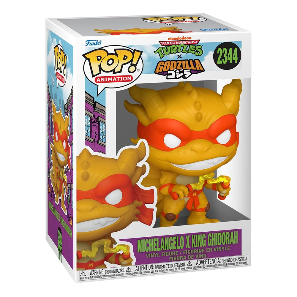 Funko POP! Animation: Godzilla x TMNT – Michelangelo X Ghidorah