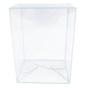 Clear 4'' Pop Protector With Film On It With Soft Crease Line And Automatic Bot Lock