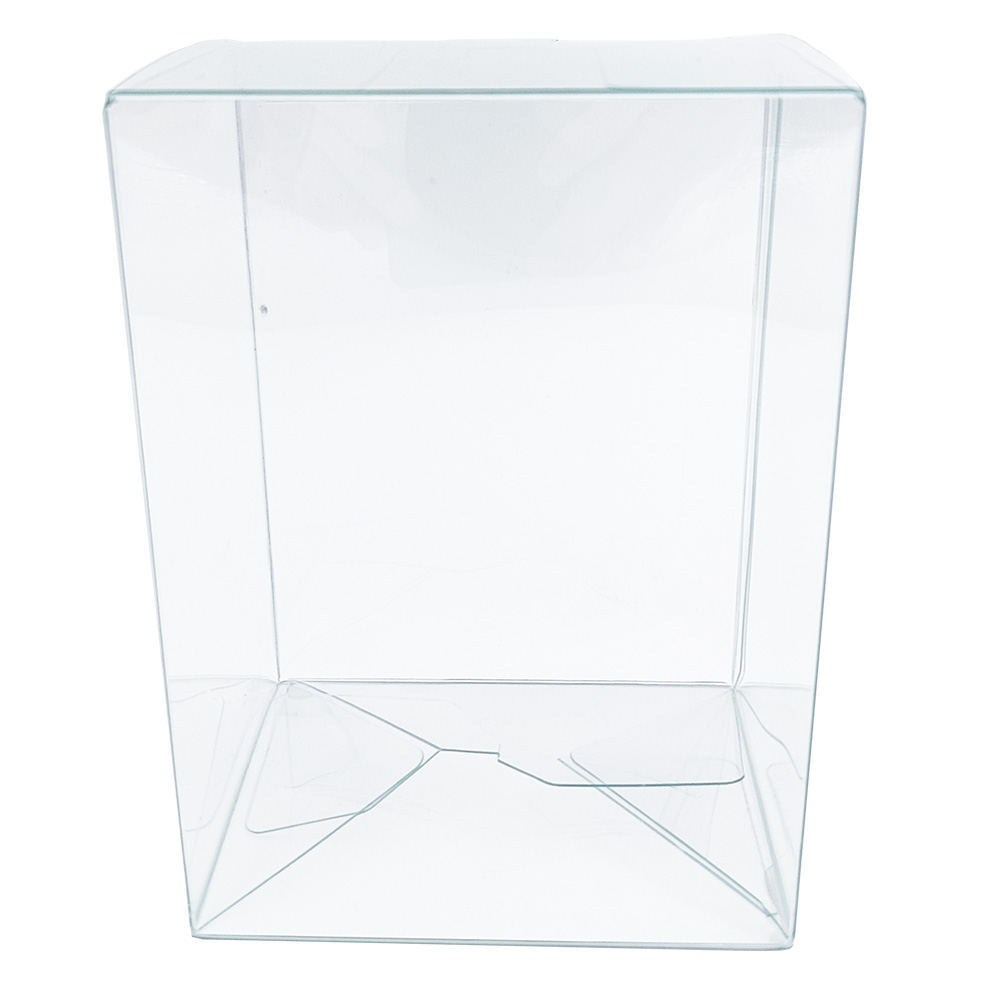 Clear 4” Pop Protector With Film On It With Soft Crease Line And Automatic Bot Lock