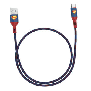 WB Moye Superman USB-A to USB-C Charging Cable 01 1M