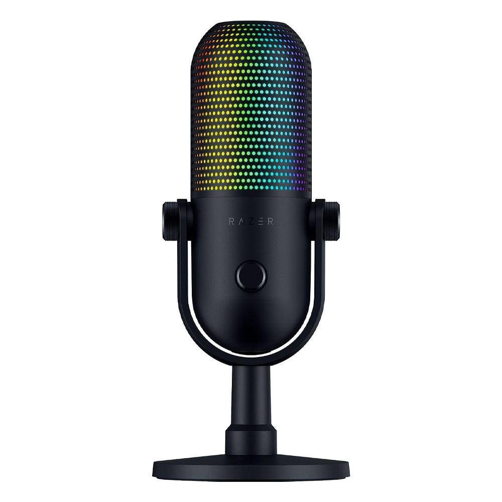 Seiren V3 Chroma 32Bit DSP – RGB USB Microphone – Black