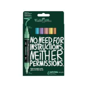 Marker akrilni Faber-Castell Pastel Set 1/6 komada 186005