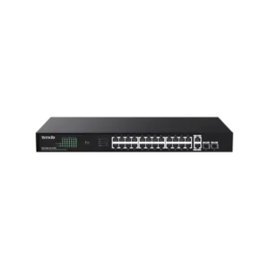 Svič 10/100/1000 26-port + 2SFP Tenda TEG1128P-24-250W/24-Port PoE Svič 10/100/1000 26-port + 2SFP Tenda TEG1128P-24-250W/24-Port PoE