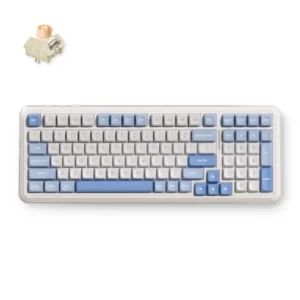 Bežična gaming tastatura MCHOSE K99 V3 Mehanička/Sky Blue/Icy Creamsicle Switch