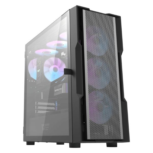 Kuciste DarkFlash DK431 4F MESH Black