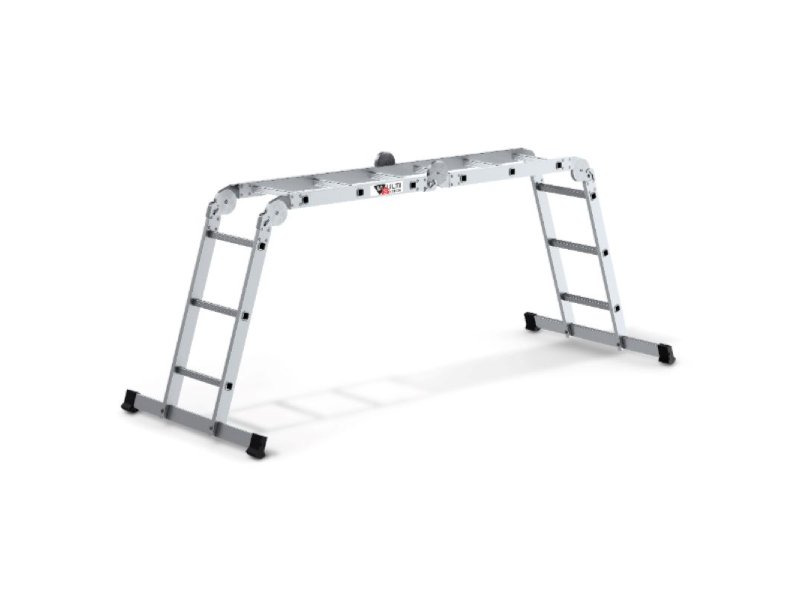 MS Aluminijumske merdevine multifunkcionalne bez platforme 4×3