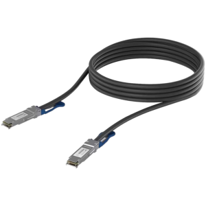 Ubiquiti UACC-DAC-QSFP28-0.5M QSFP28 direct attach cable with a 100 Gbps max data rate, Compatible with QSFP28 and QSFP+ interfaces