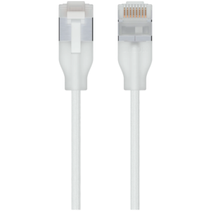 UniFi Ct6 brided ptch cble with trnslucent booted RJ45 for Etherlighting 10 GbE