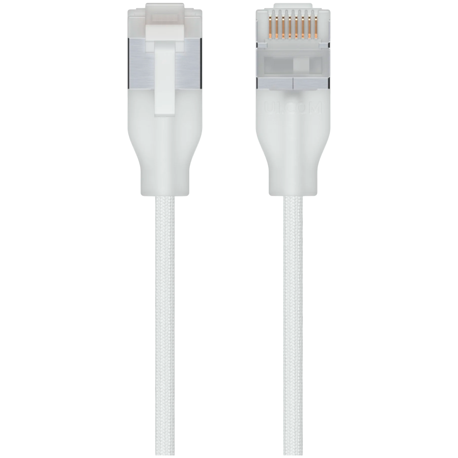 UniFi Ct6 brided ptch cble with trnslucent booted RJ45 for Etherlighting 10 GbE