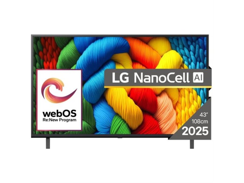 LG 43NANO80A3B NanoCell 4K Smart TV 2025