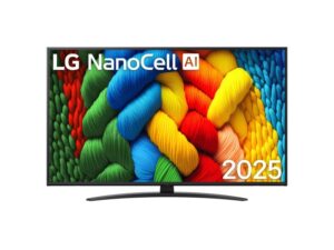 LG 43NANO81A3A 4K HDR NanoCell Smart TV 2025